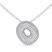 Lab Diamond Initial O Necklace