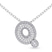 Lab Diamond Initial Q Necklace