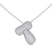 Lab Diamond Initial T Necklace