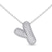 Lab Diamond Initial Y Necklace