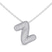 Lab Diamond Initial Z Necklace