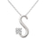 Minimal Lab Diamond Initial S Necklace