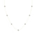 Heartline Glow Round Lab Diamond Station Fashion Necklace