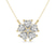 Heart Bloom Lab Diamond Fashion Necklace