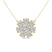Roselle Round Lab Diamond Fashion Necklace