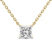 Zenobia Princess Lab Diamond Solitaire Necklace