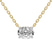 10kt Yellow Gold Fernanda Oval Lab Diamond Solitaire Necklace (1 Ct. Tw.)