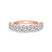 Leandra Round Lab Diamond Anniversary Band