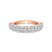 10kt Rose Gold Raquel Round Lab Diamond Anniversary Band (5 Ct. Tw.)