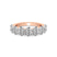 10ct Rose Gold Yolanda Oval Lab Diamond Anniversary Band (1 Ct. Tw.)