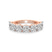 14kt Rose Gold Adela Round Lab Diamond Anniversary Band (2 Ct. Tw.)
