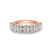 14kt Rose Gold Blanca Oval Lab Diamond Anniversary Band (1 Ct. Tw.)