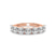 Belen Cushion Lab Diamond Anniversary Band