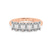Ophelia Emerald Lab Diamond Anniversary Band