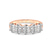 Portia Oval Lab Diamond Anniversary Band