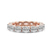 Kendall Oval Milgrain Lab Diamond Eternity Ring