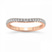 18ct Rose Gold Zea Wedding Band (1/3 Ct. Tw.)