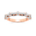 18kt Rose Gold lise Wedding Band (1/2 Ct. Tw.)