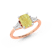 18kt Rose Gold A Summer's Day Colored Lab Diamond Ring (4 Ct. Tw.)