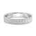 Platinum Sculpted Men's Band