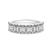 Platinum Marcela Emerald Lab Diamond Anniversary Band (1 Ct. Tw.)