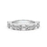 Rania Emerald and Oval Lab Diamond Anniversary Band