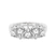 14kt White Gold Blakely Pear Lab Diamond Anniversary Band (1/2 Ct. Tw.)