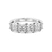 Platinum Fairleigh Oval Lab Diamond Anniversary Band (6 Ct. Tw.)