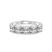 10ct White Gold Cassia Cushion Lab Diamond Anniversary Band (1/2 Ct. Tw.)