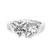 Meg Two Stone Pear and Heart Toi et Moi Lab Grown Diamond Ring