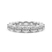Kendall Oval Milgrain Lab Diamond Eternity Ring