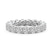Meadow Round Crisscross Lab Diamond Eternity Ring