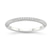 10kt White Gold Ana Wedding Band (3/8 Ct. Tw.)