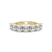 Belen Cushion Lab Diamond Anniversary Band