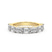 Rania Emerald and Oval Lab Diamond Anniversary Band
