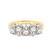 14kt Yellow Gold Blakely Pear Lab Diamond Anniversary Band (1/2 Ct. Tw.)
