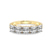 Cassia Cushion Lab Diamond Anniversary Band