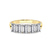 14ct Yellow Gold Thalia Emerald Lab Diamond Anniversary Band (7 Ct. Tw.)