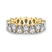 9ct Yellow Gold Fable Pear Lab Diamond Eternity Ring (6 Ct. Tw.)