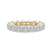 14kt Yellow Gold Neveah Round Lab Diamond Eternity Ring (1 Ct. Tw.)