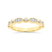 14kt Yellow Gold Rosa Wedding Band (1/6 Ct. Tw.)