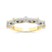 14kt Yellow Gold lise Wedding Band (1/2 Ct. Tw.)