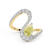 10kt Yellow Gold The Sun and the Stars Colored Lab Diamond Ring (1 3/4 Ct. Tw.)