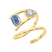 10kt Yellow Gold Before the Rainbow Colored Lab Diamond Ring (1 Ct. Tw.)