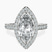 Rising Sun Halo Lab Diamond Engagement Ring in 9ct White Gold