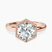 Spectra solitaire Lab Diamond Engagement Ring in 9ct Rose Gold