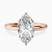 Pre-Designed 9ct Rose Gold Malissa Solitaire Lab Diamond Ring