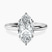 Pre-Designed Platinum Malissa Solitaire Lab Diamond Ring