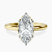 Pre-Designed 18ct Yellow Gold Malissa Solitaire Lab Diamond Ring
