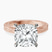 Pre-Designed 14kt Rose Gold Ivory Vintage Solitaire Lab Diamond Ring